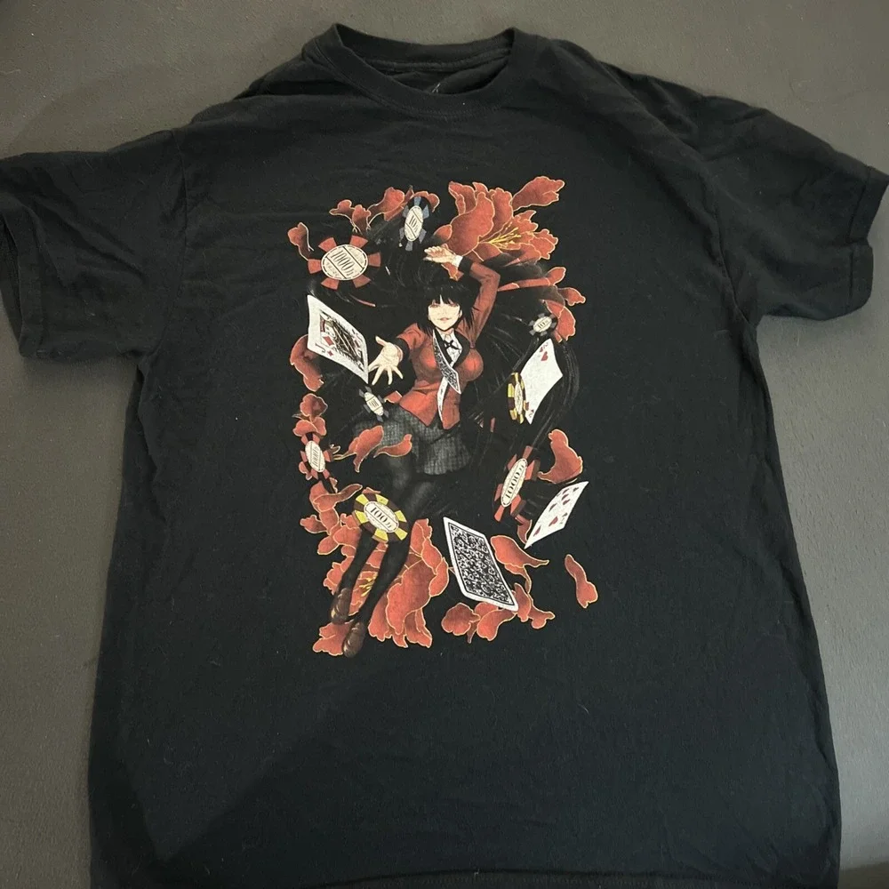 T-Shirt MED Kakegurui Compulsive Gambler Manga Series Yumeko Jabami MEDIUM